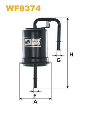 WIX FILTERS Polttoainesuodatin WF8374